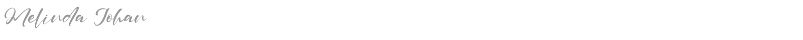 Melinda Johan font preview